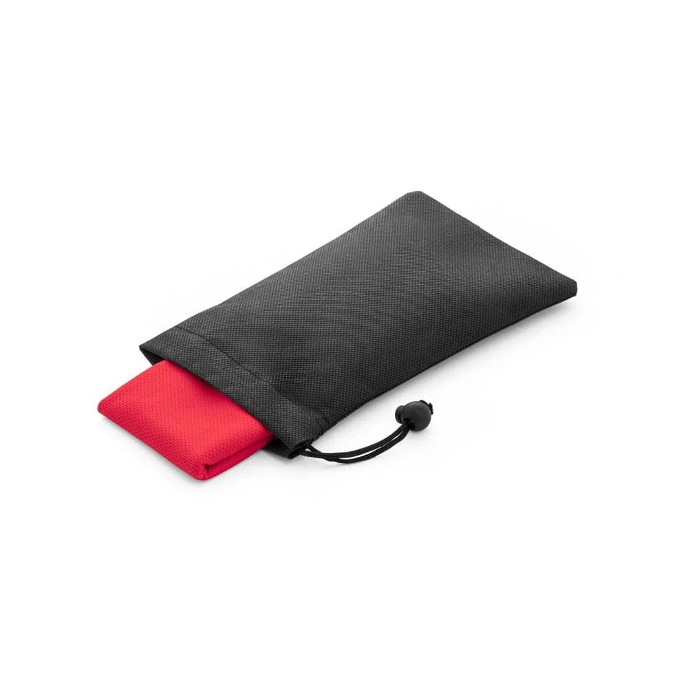 BERNAL. återvunnen polyester (100% rPET) fitness kylhandduk med non-woven påse
