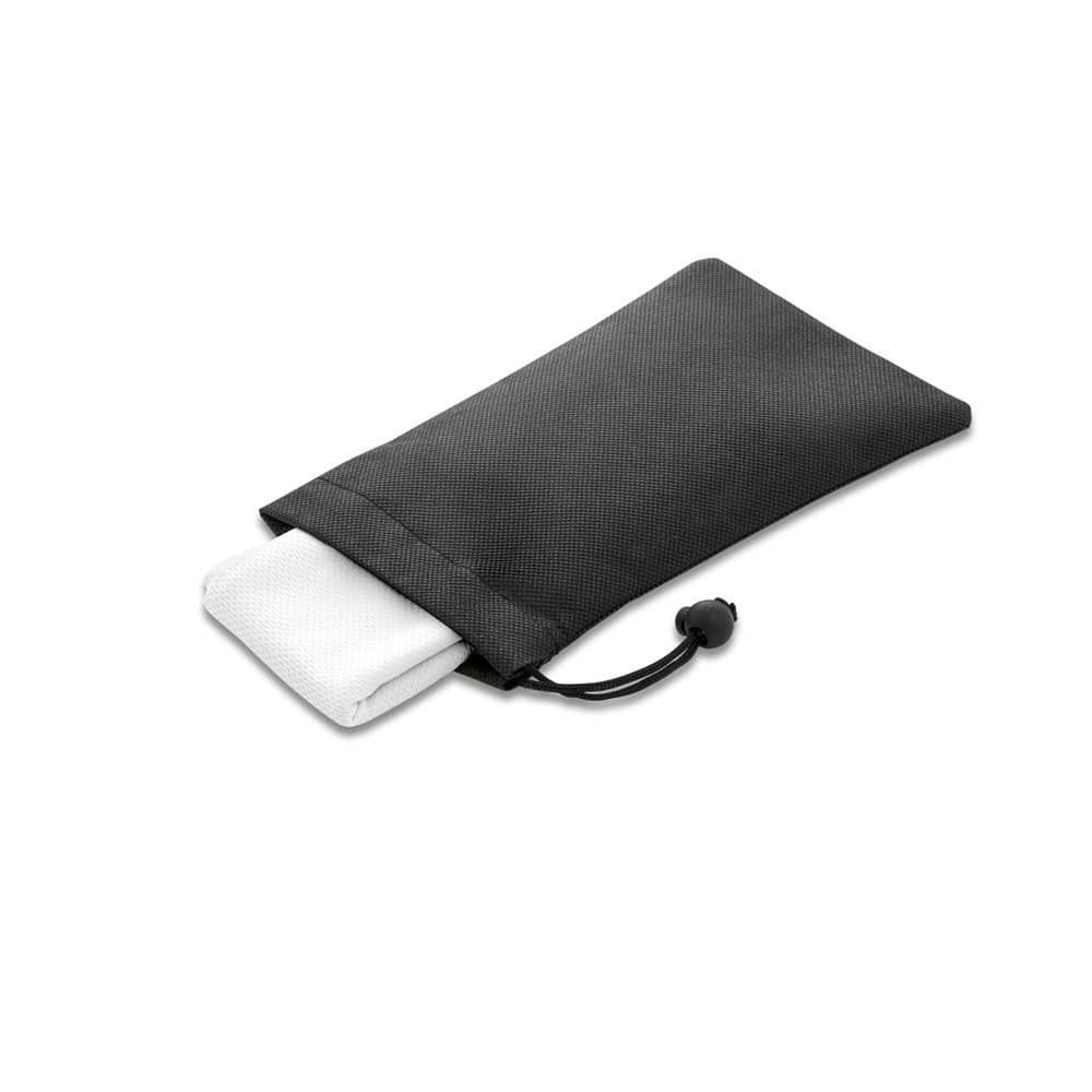 BERNAL. återvunnen polyester (100% rPET) fitness kylhandduk med non-woven påse