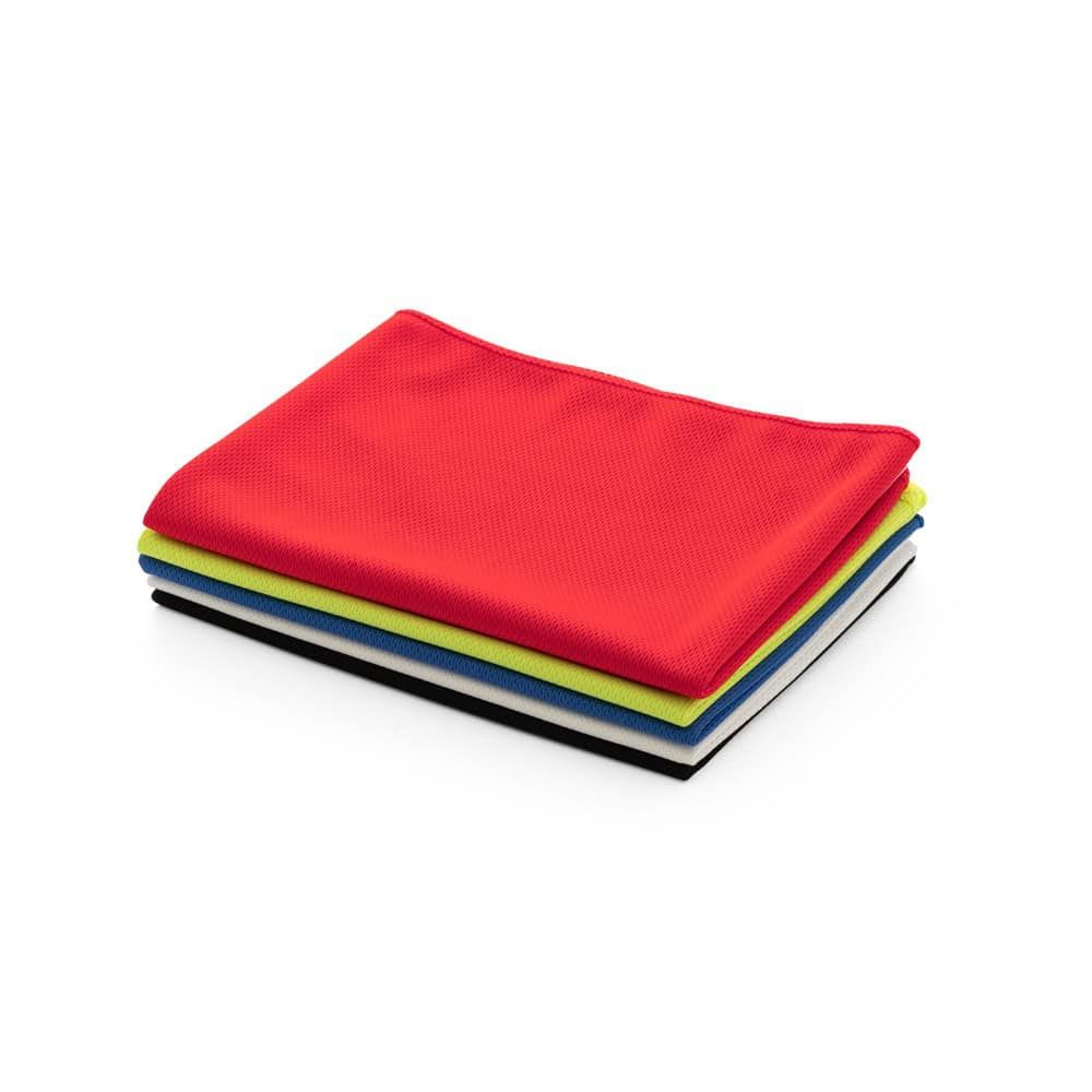 BERNAL. återvunnen polyester (100% rPET) fitness kylhandduk med non-woven påse