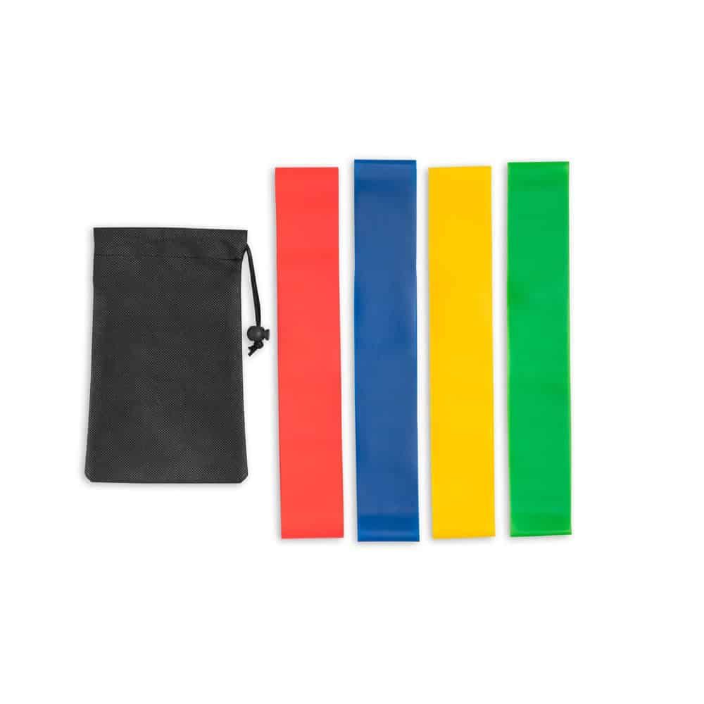 BURPEE. Set med elastiska band med non-woven påse