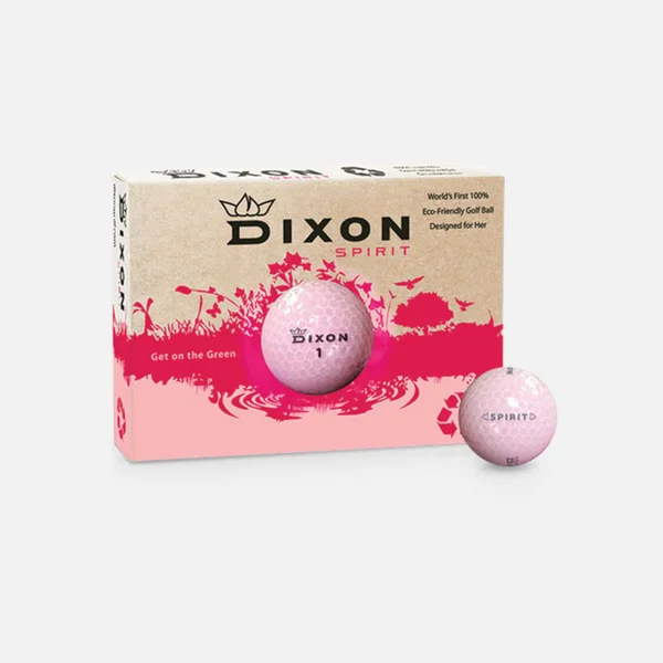 Dixon Spirit Rosa Golfbollar – profilreklam med tryck från ExpoTryck