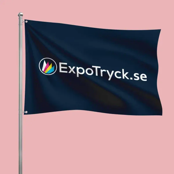Reklamflagga 200 x 125 cm – profilreklam med tryck från ExpoTryck