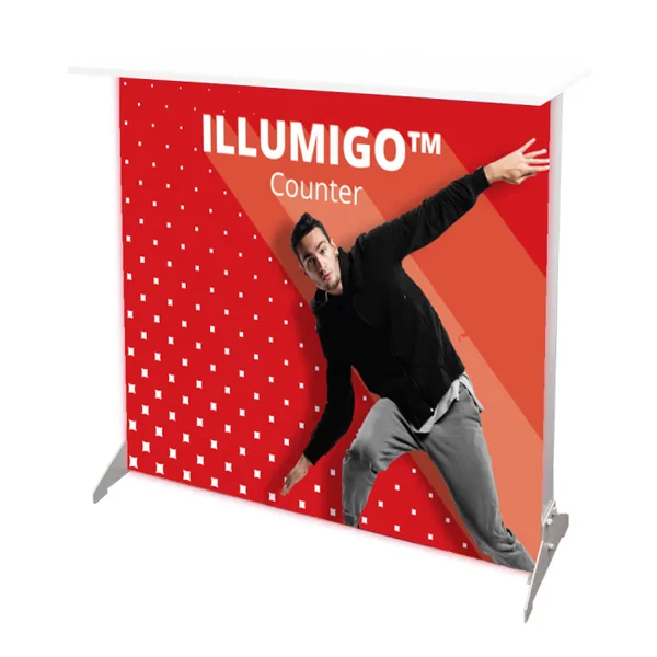 Illumigo LED Mässbord – profilreklam med tryck från ExpoTryck