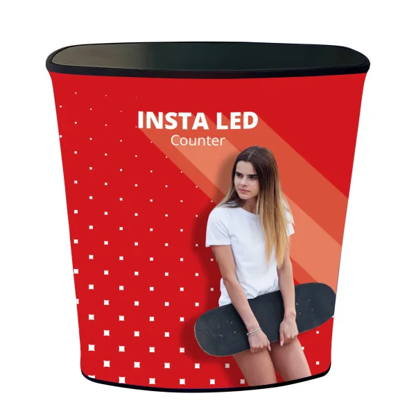 Insta LED Mässbord – profilreklam med tryck från ExpoTryck