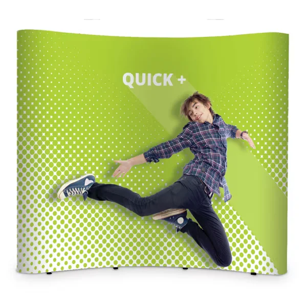 Quick+ Kurvad Mässvägg - Medium