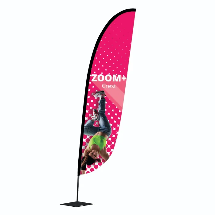 Beachflagga Rundad - Medium