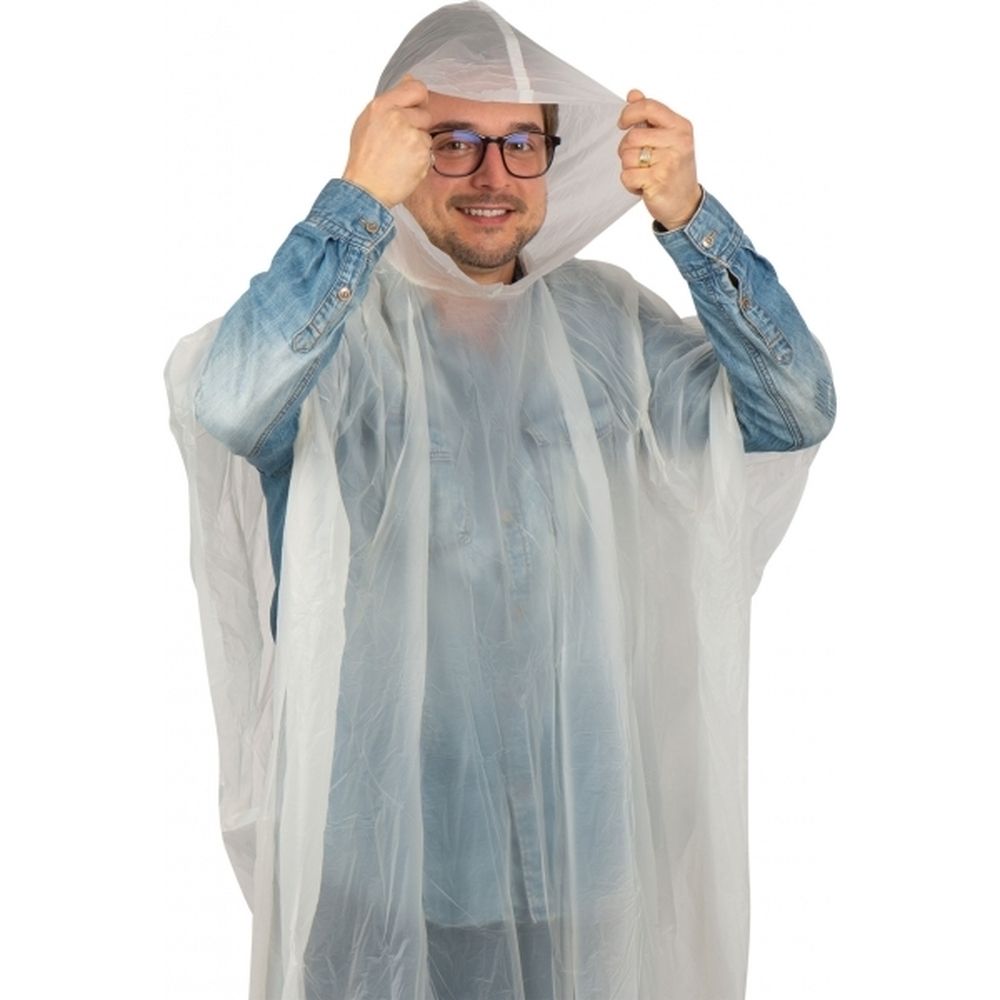 Biologiskt nedbrytbar regnponcho FLEURUS