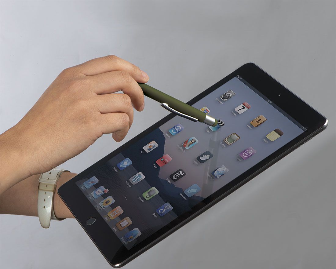 Aluminiumpenna med soft-touch RIO
