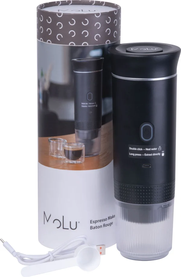 Espresso maker Baton Rouge MoLu – profilreklam med tryck från ExpoTryck