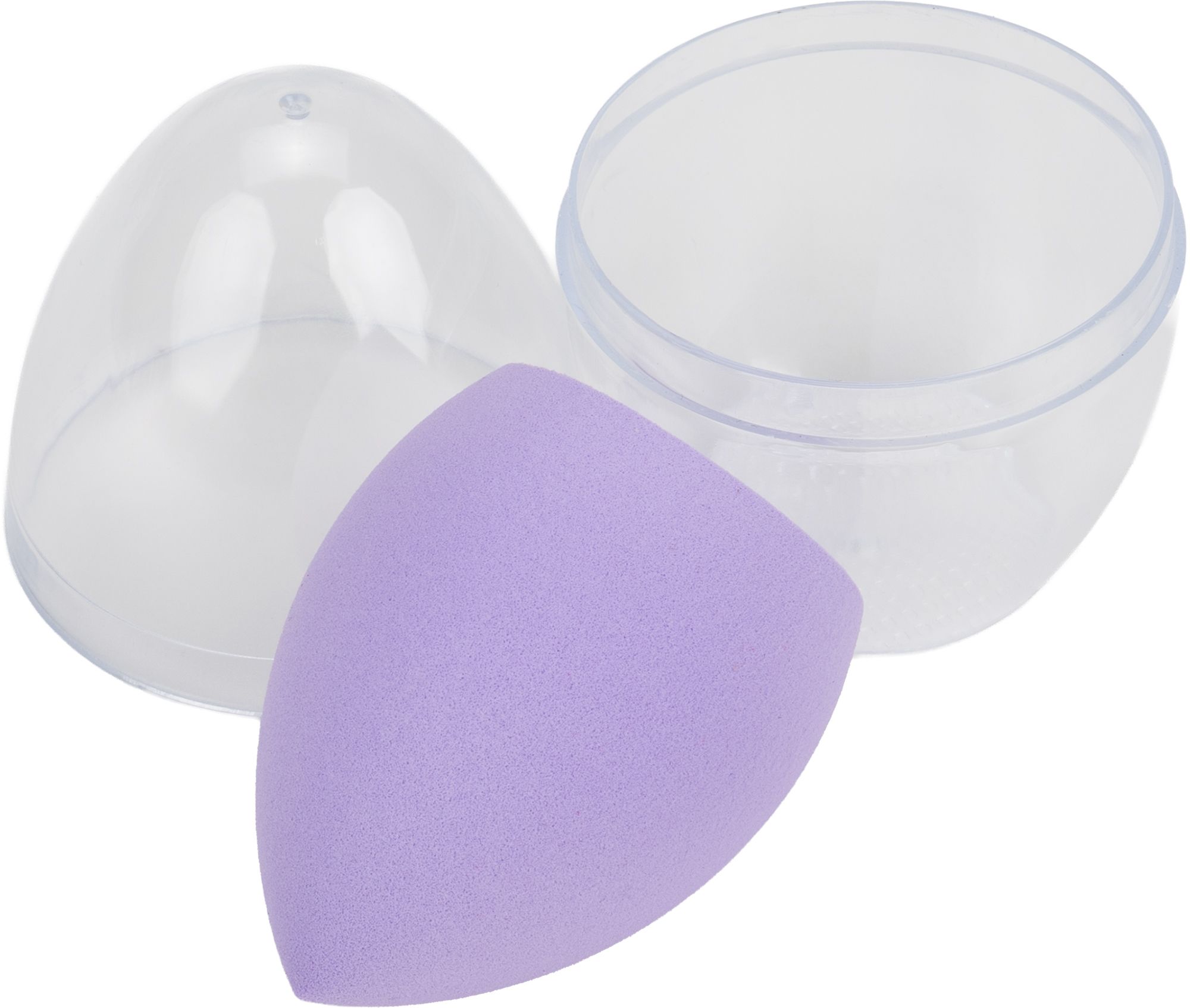 Makeup sponge case with sponge