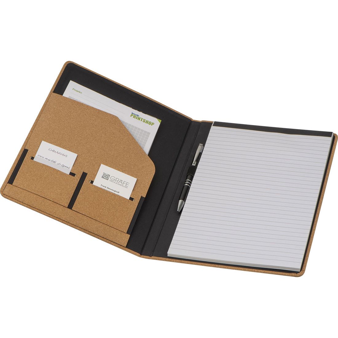 Folder A4 i linjer av återvunnet papper SYRACUSE