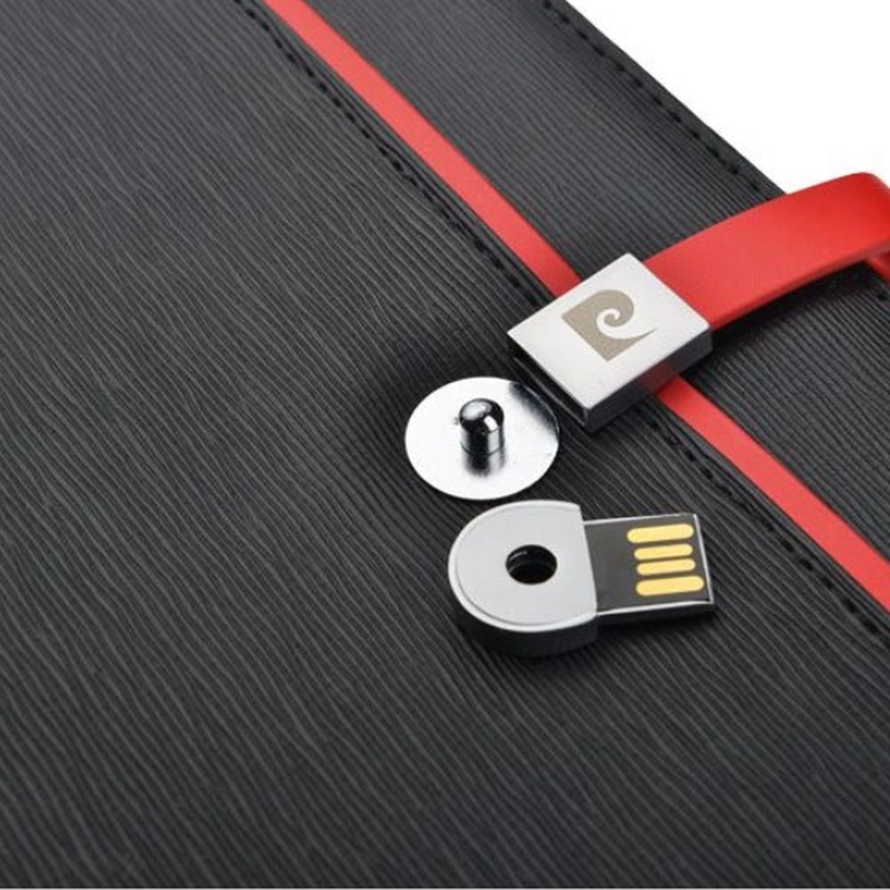 Folder with lined notebook and 8GB USB 2.0 DIMITRI Pierre Cardin
