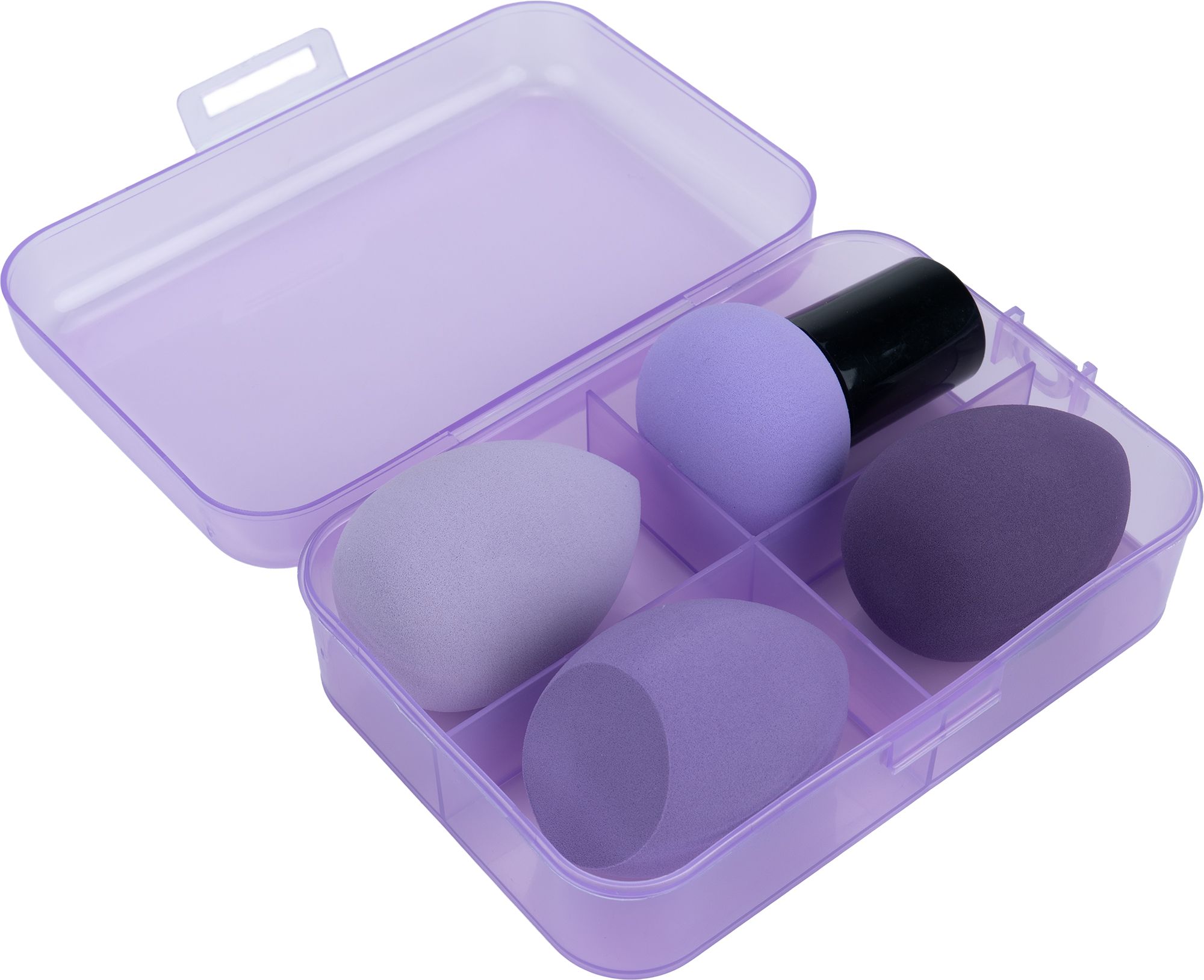 Makeup sponges in a box