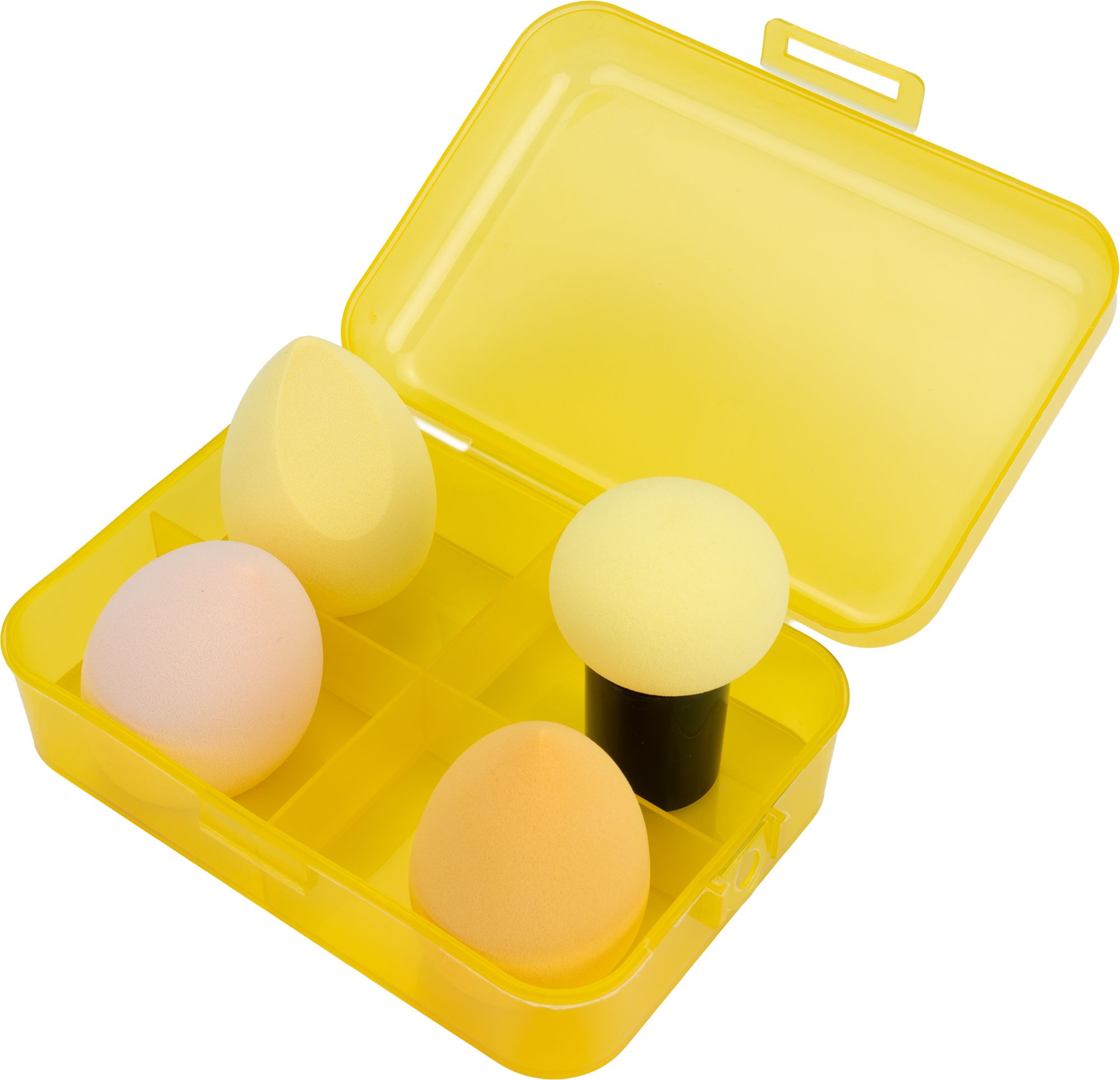 Makeup sponges in a box