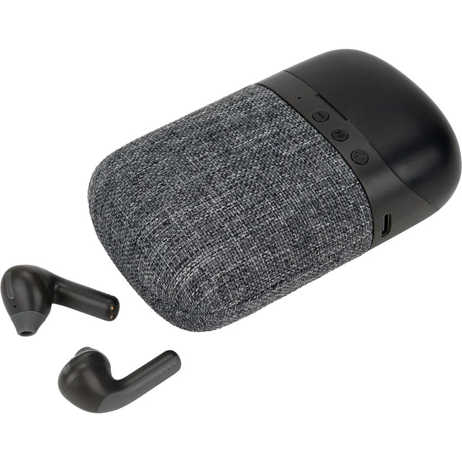 Bluetooth Speaker HF01 with Built-in Earbuds 2 in 1