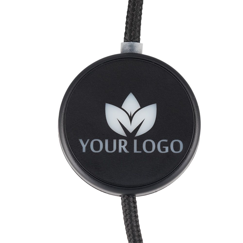 4-i-1-kabel med upplyst logotyp, LH-ZM02