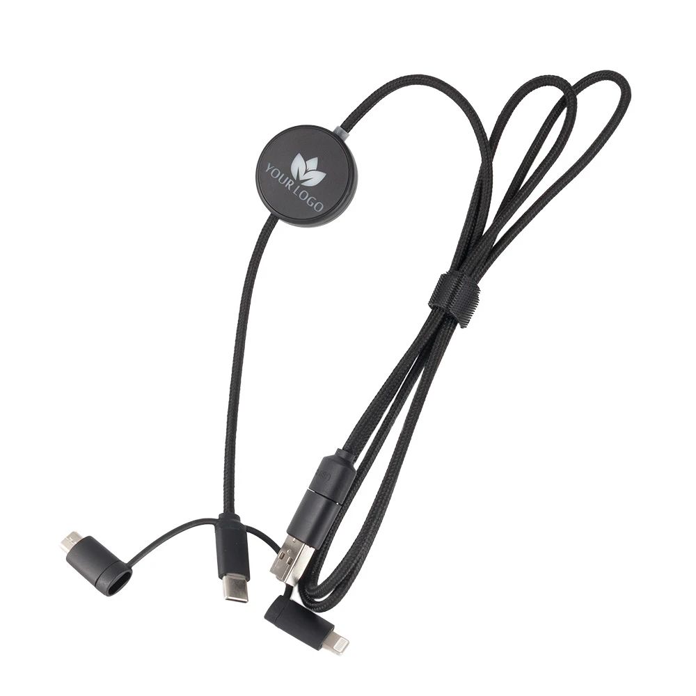 4-i-1-kabel med upplyst logotyp, LH-ZM02 – profilreklam med tryck från ExpoTryck