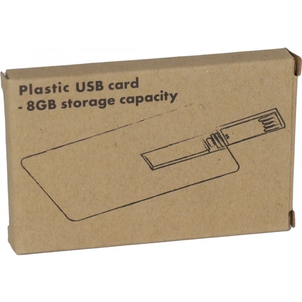 Pendrive i plast, 8GB 2.0-kort SLOUGH