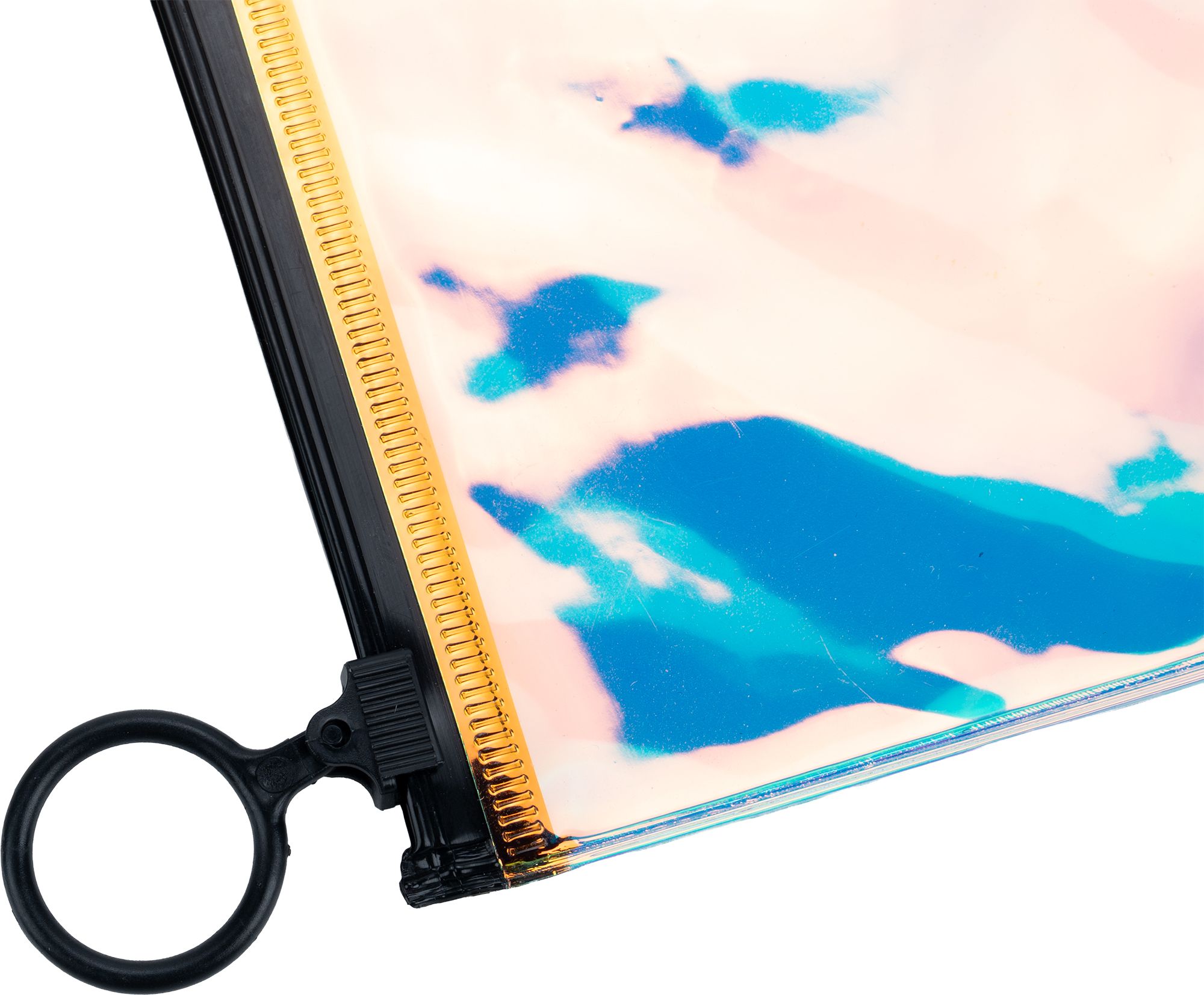 Holographic cosmetic bag