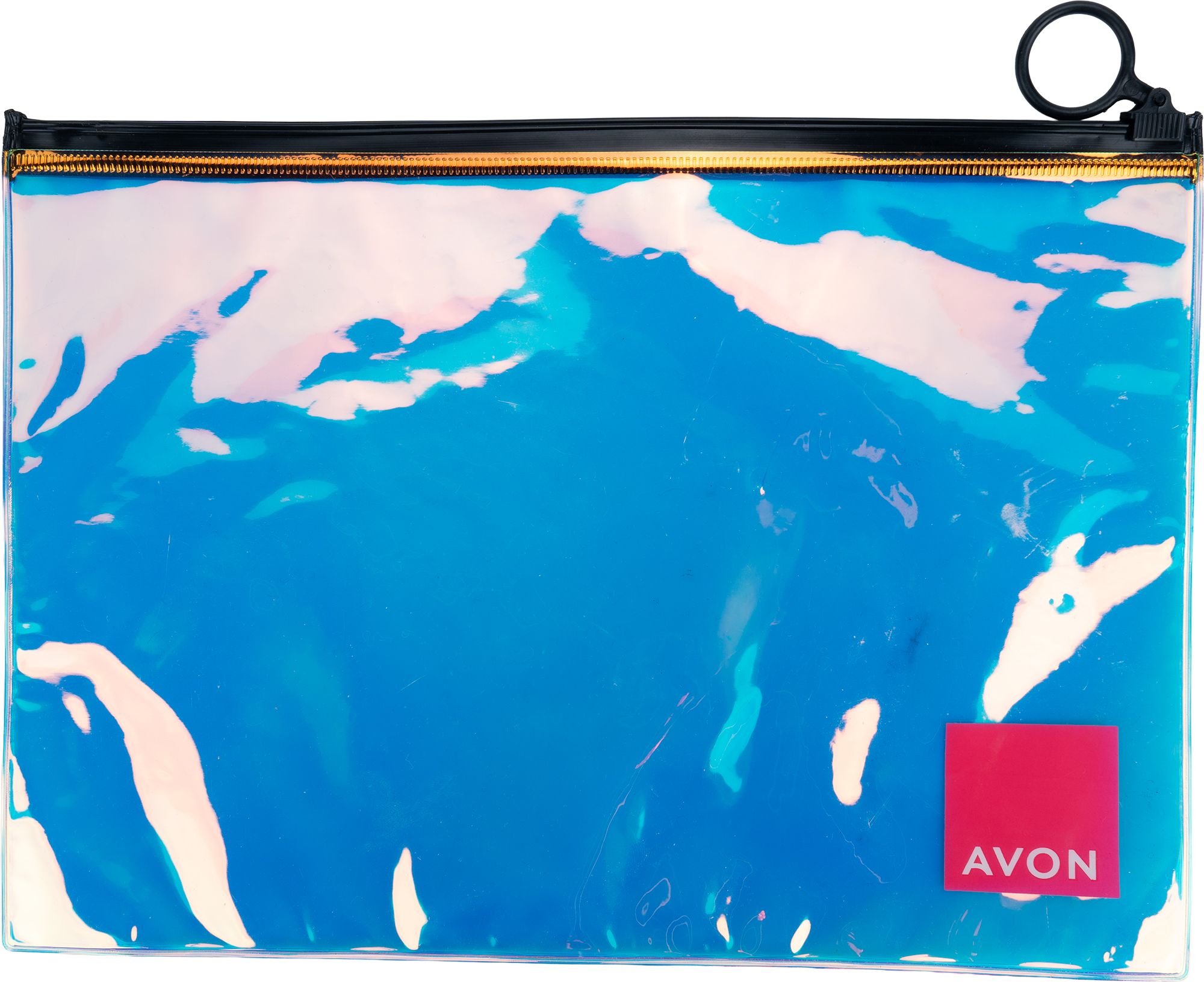 Holographic cosmetic bag