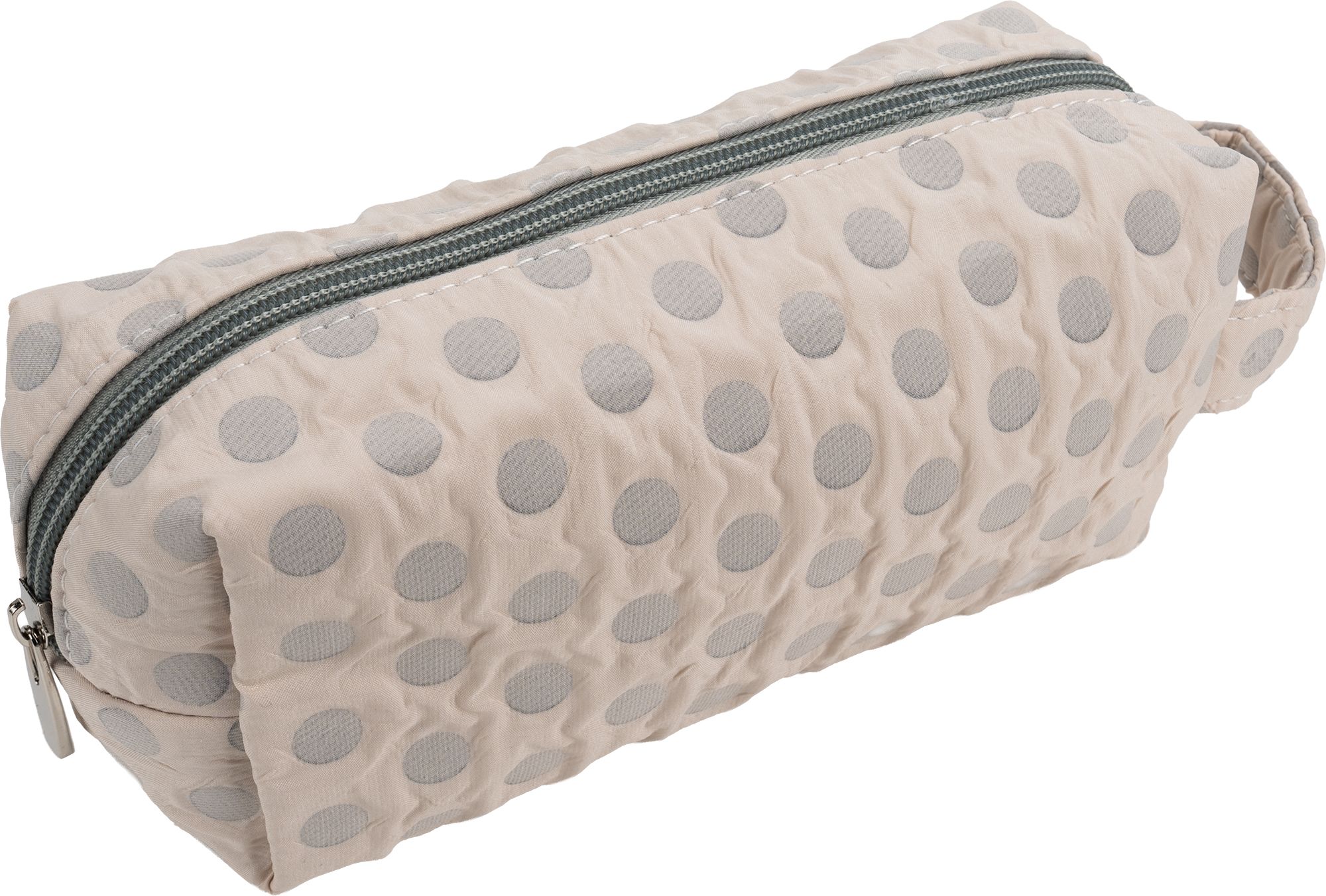 Polka dot cosmetic bag