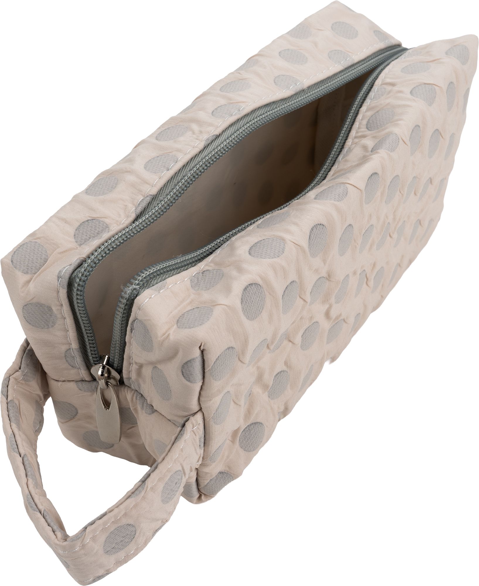 Polka dot cosmetic bag