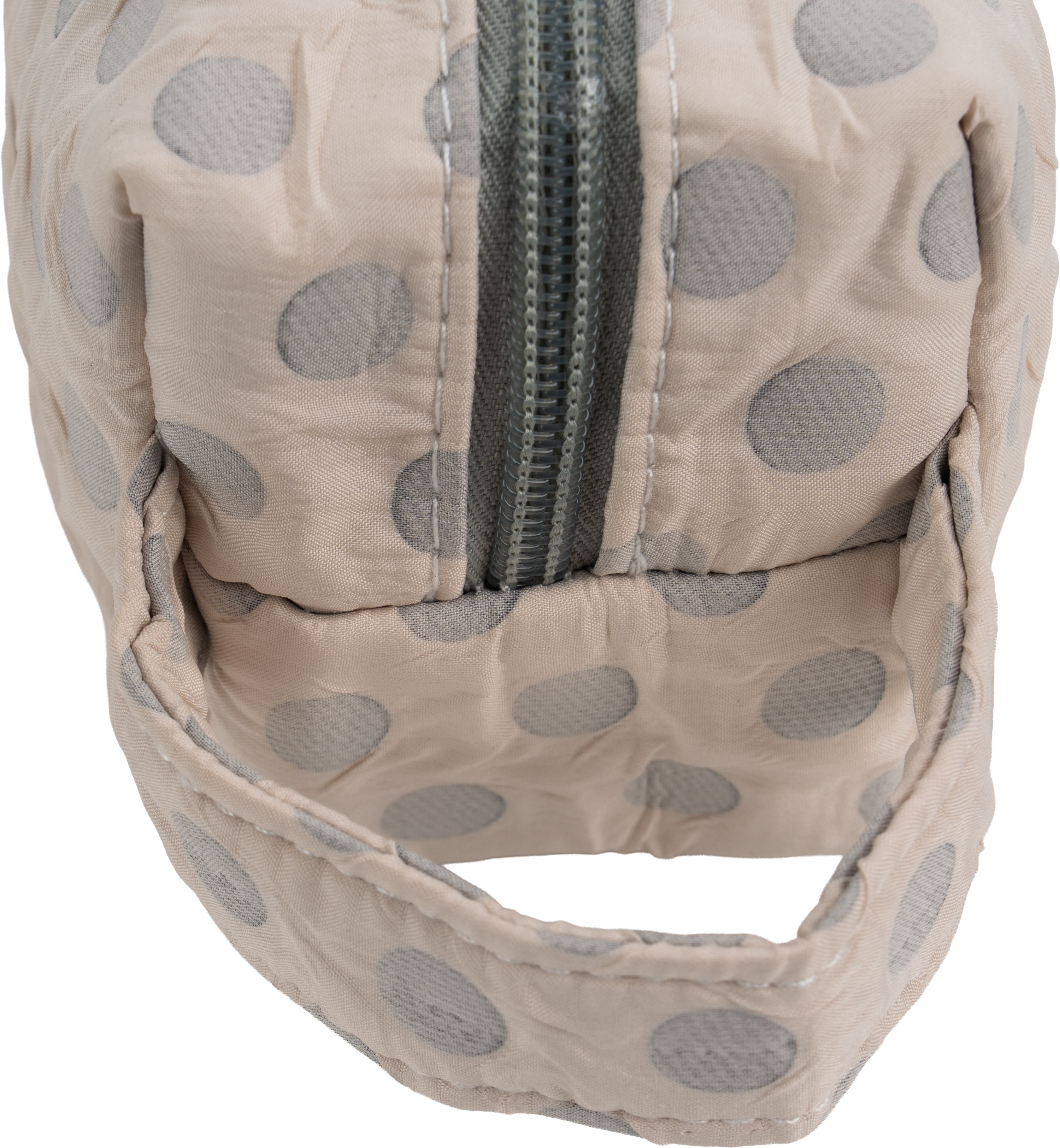 Polka dot cosmetic bag