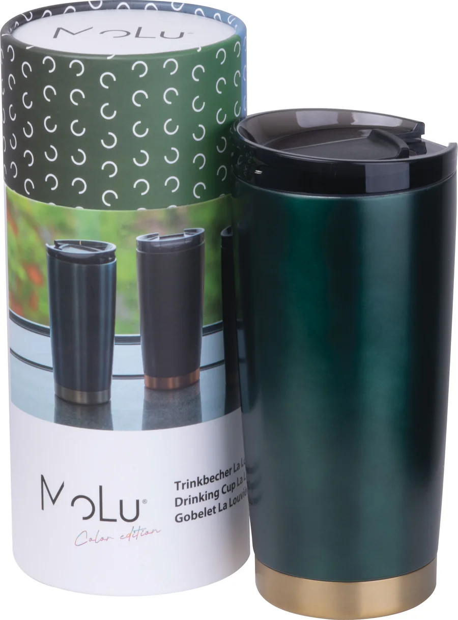 Termosmugg i återvunnen stål LA LOUVIERE MoLu 540 ml