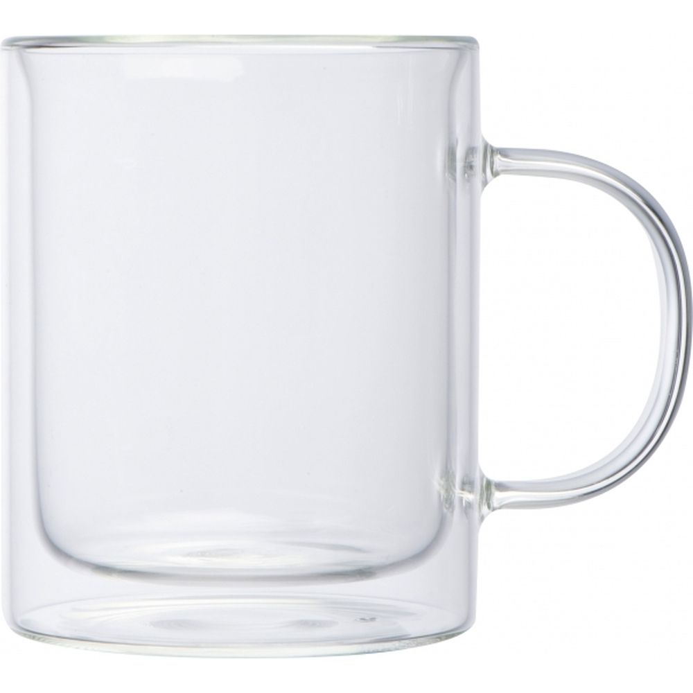 Glasmugg med dubbla väggar CARACAS 350 ml