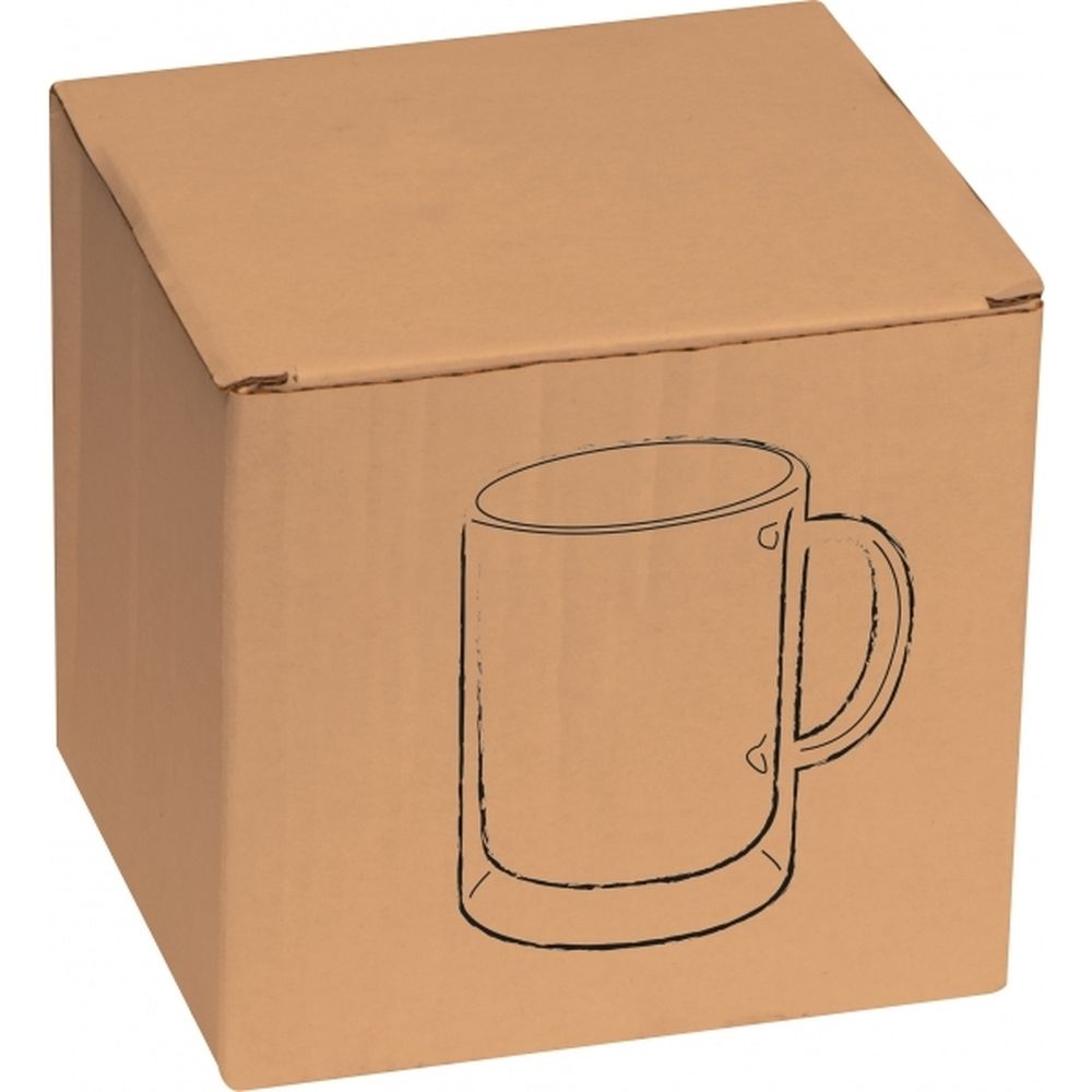 Glasmugg med dubbla väggar CARACAS 350 ml