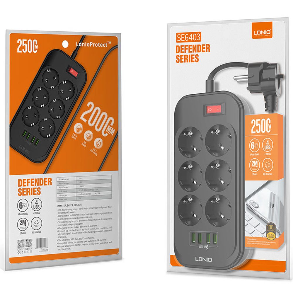 Power strip with USB