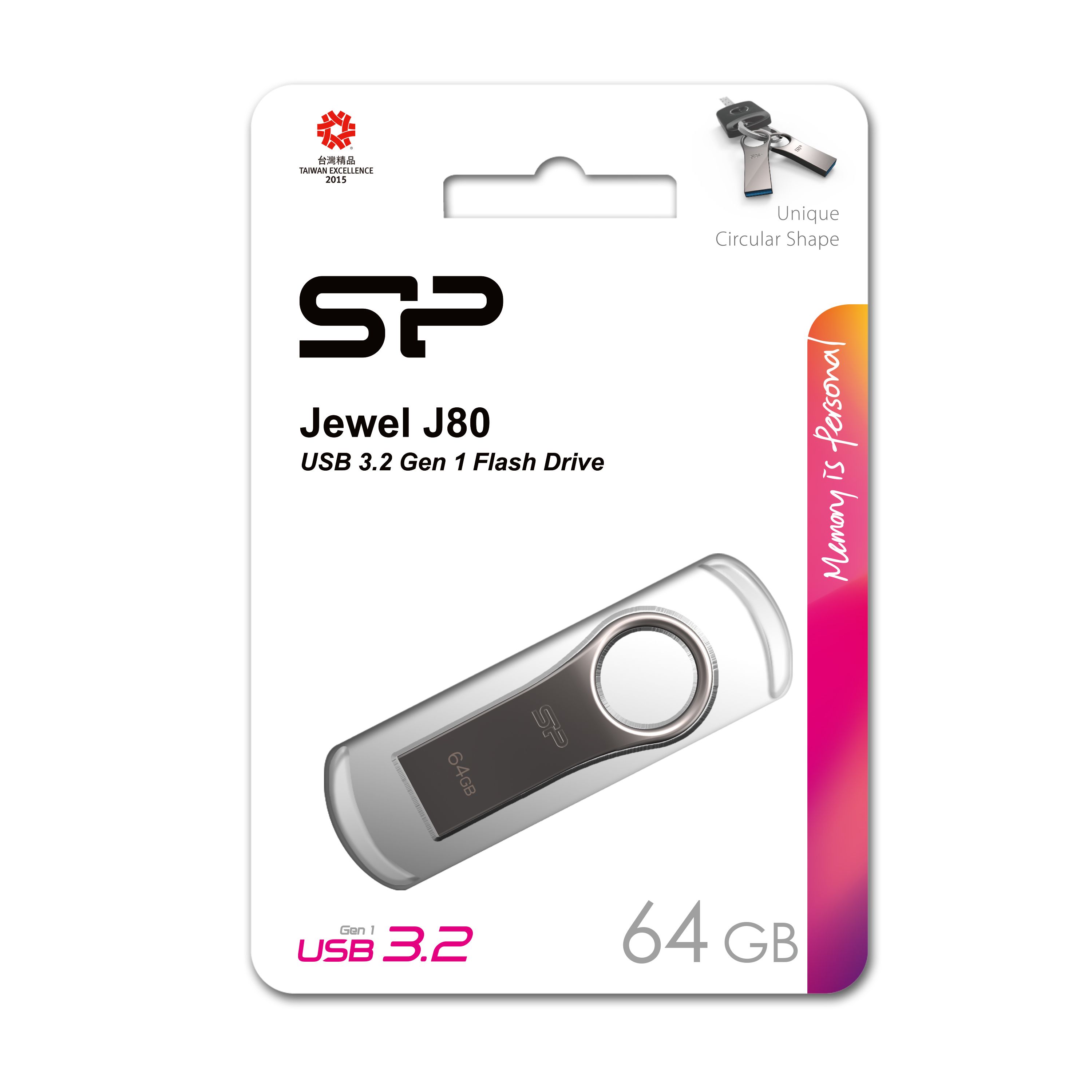 Pendrive Jewel J80, 16GB 3.0 Silicon Power