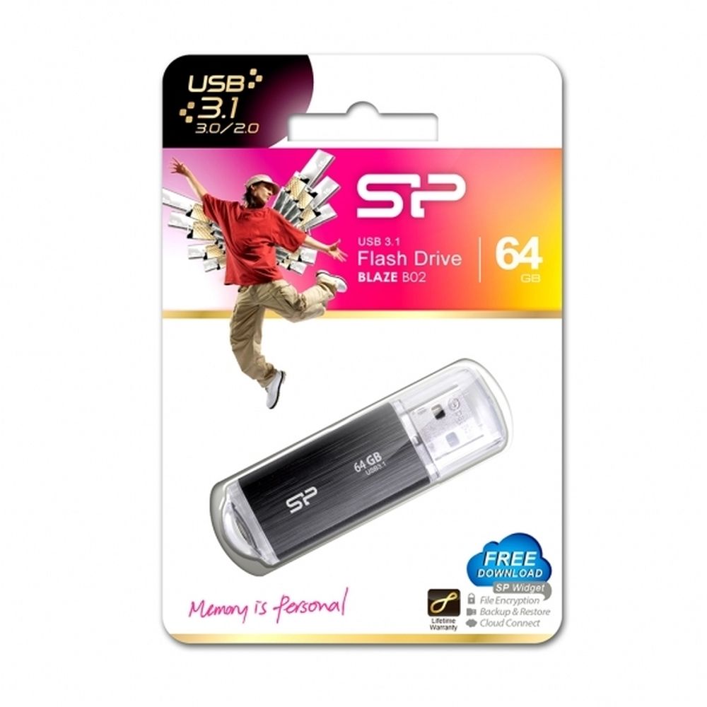 Pendrive Blaze B02, 32GB 3.1 Silicon Power