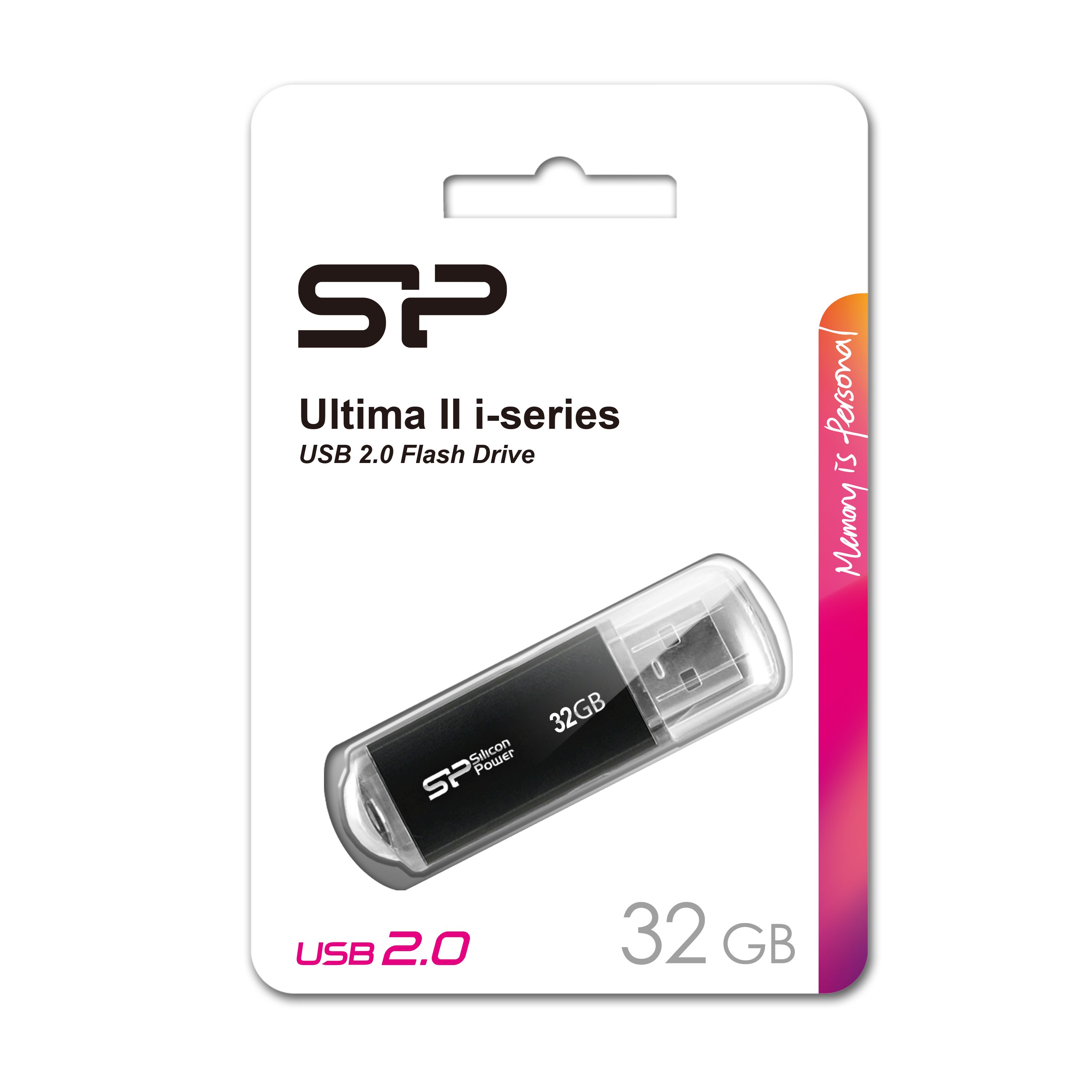 Pendrive Ultima II I-serien, 32GB 2.0 Silicon Power