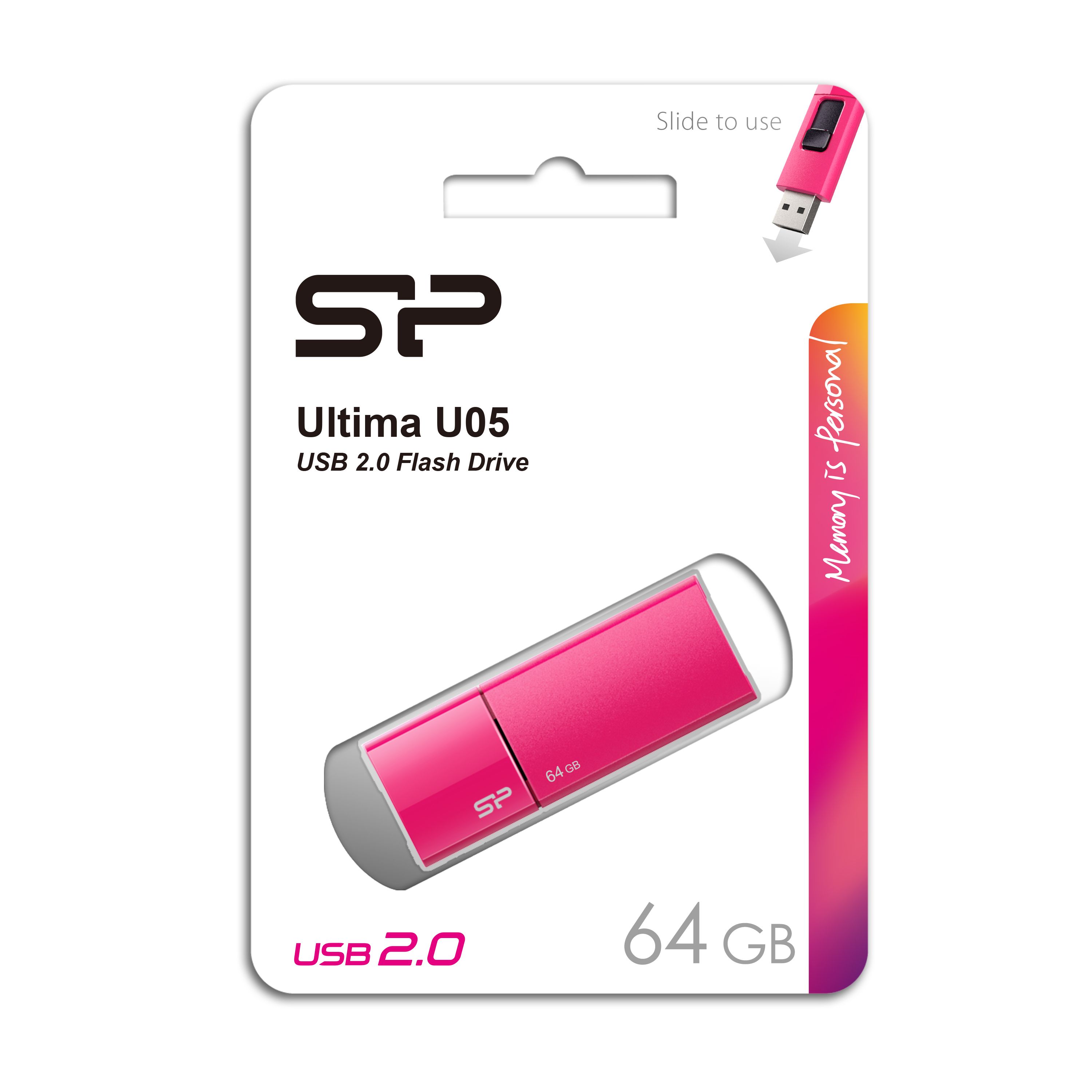 Pendrive Ultima U05, 64GB 2.0 Silicon Power