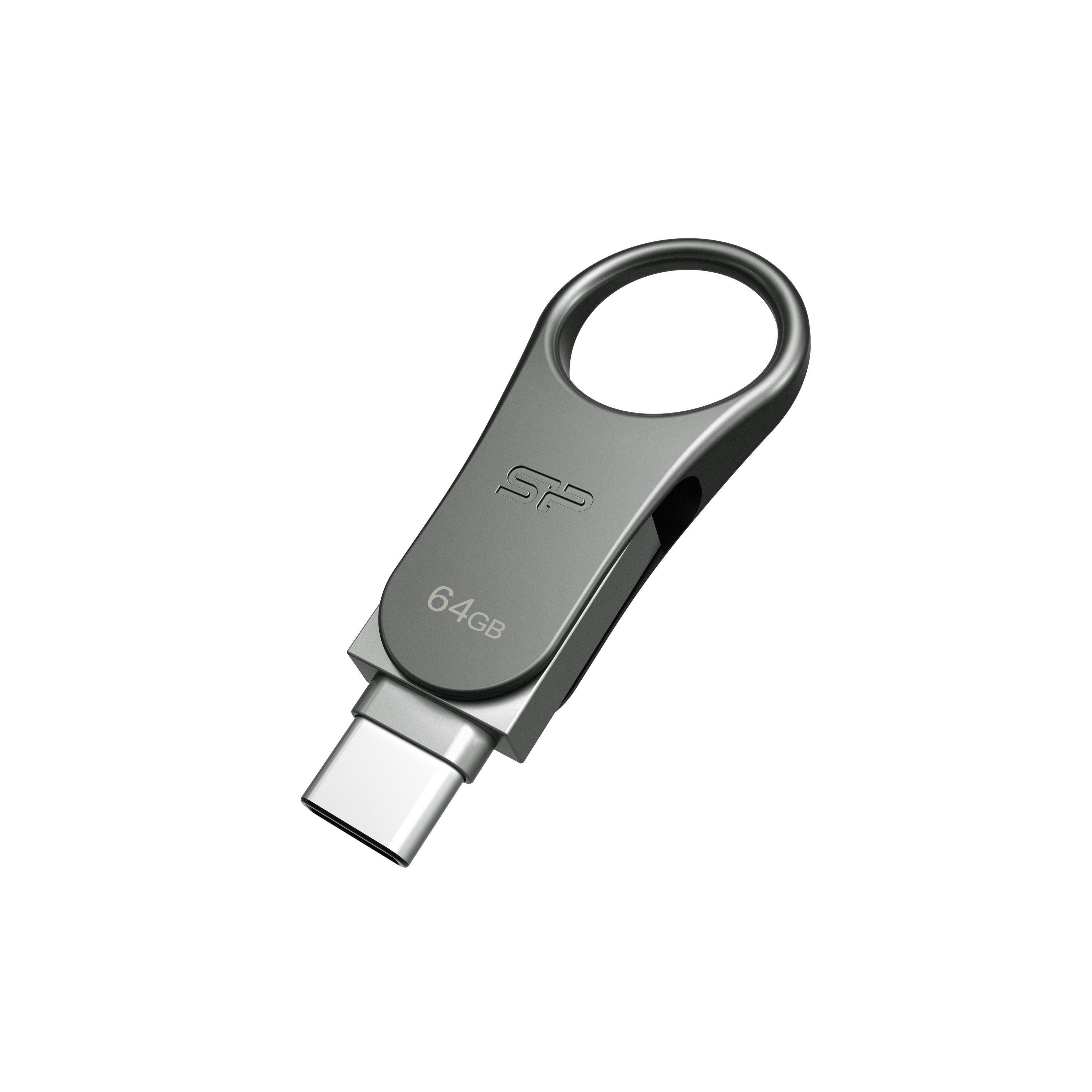 USB-C-pendrive Mobile C80, 64GB 3.2 Silicon Power