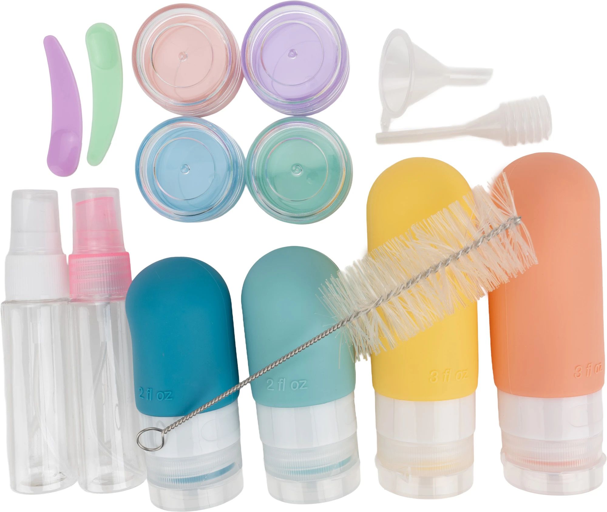 Travel cosmetic containers