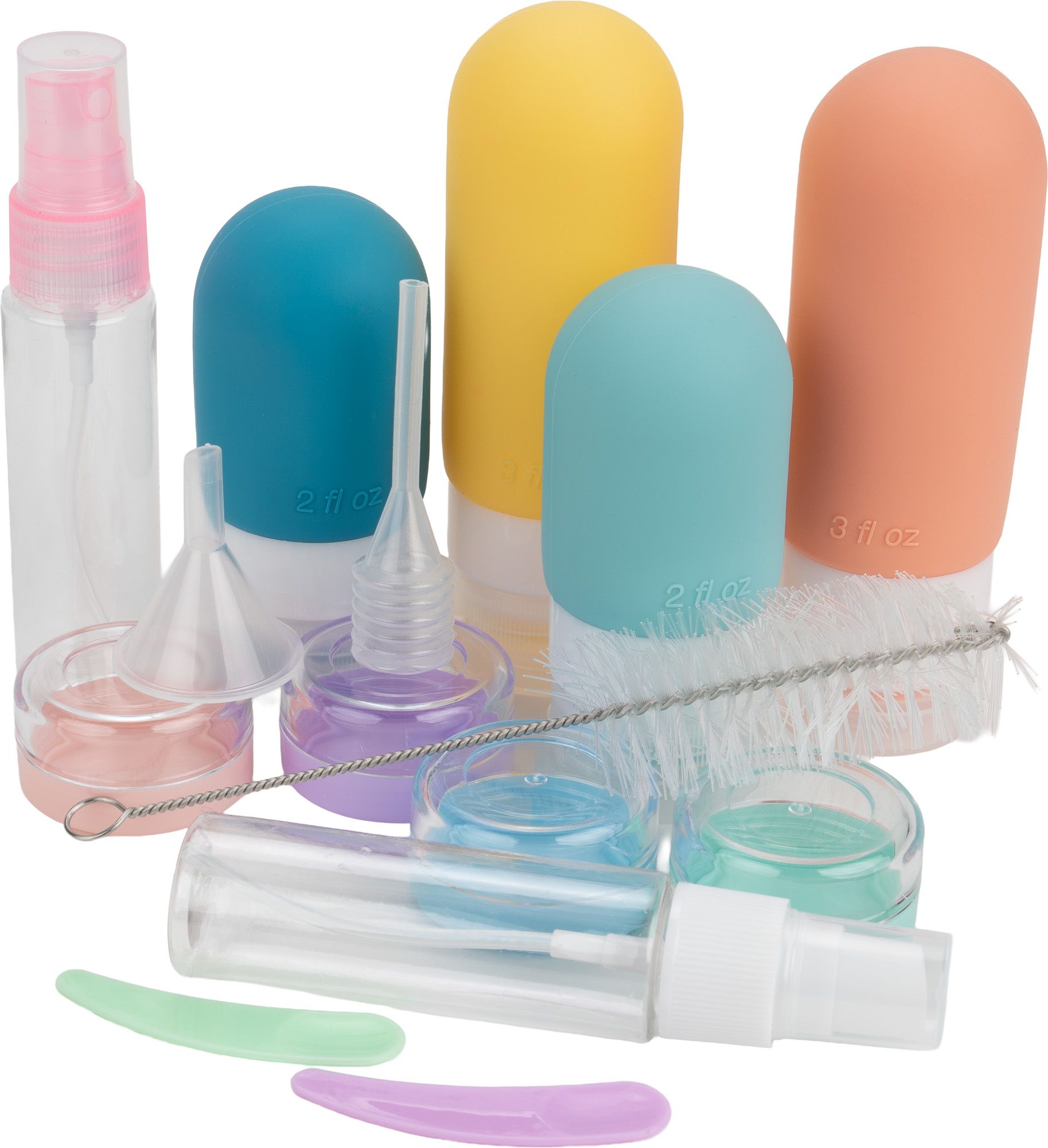 Travel cosmetic containers