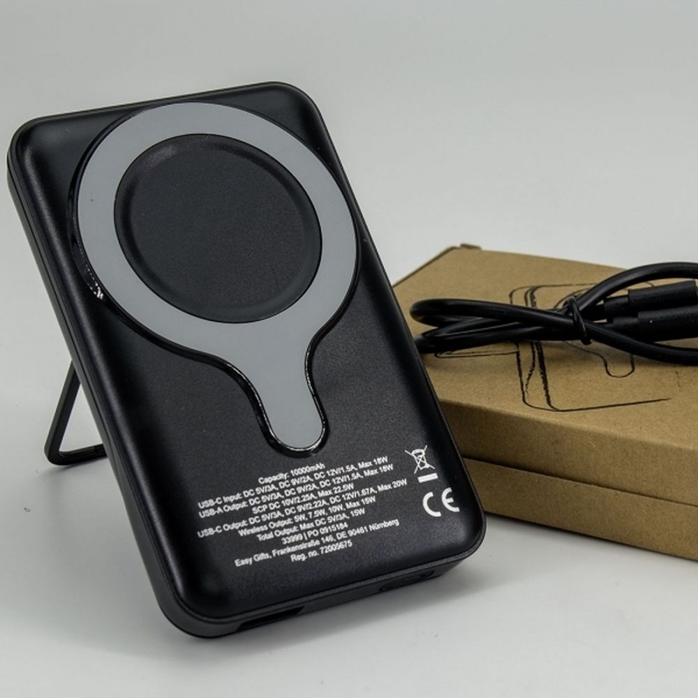 Power bank 10000 mAh med induktionsladdare VENTURA