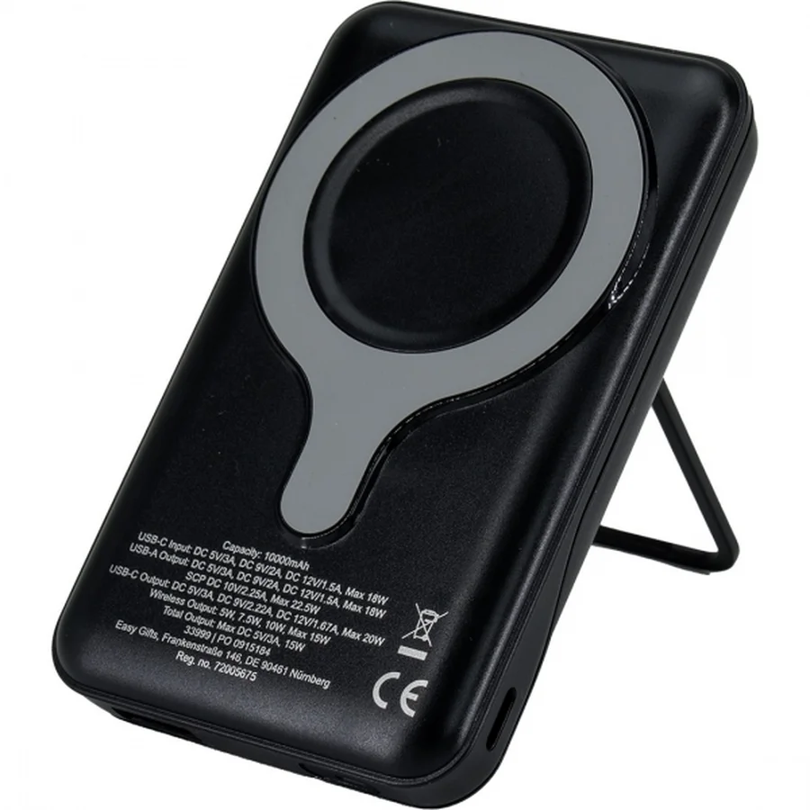 Power bank 10000 mAh med induktionsladdare VENTURA