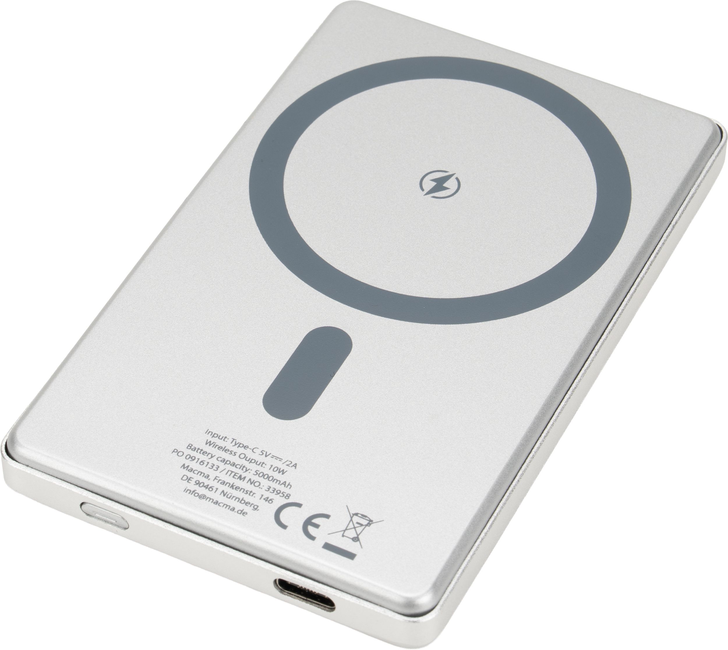 5000 mAh powerbank med Magsafe induktiv laddare DONETSK