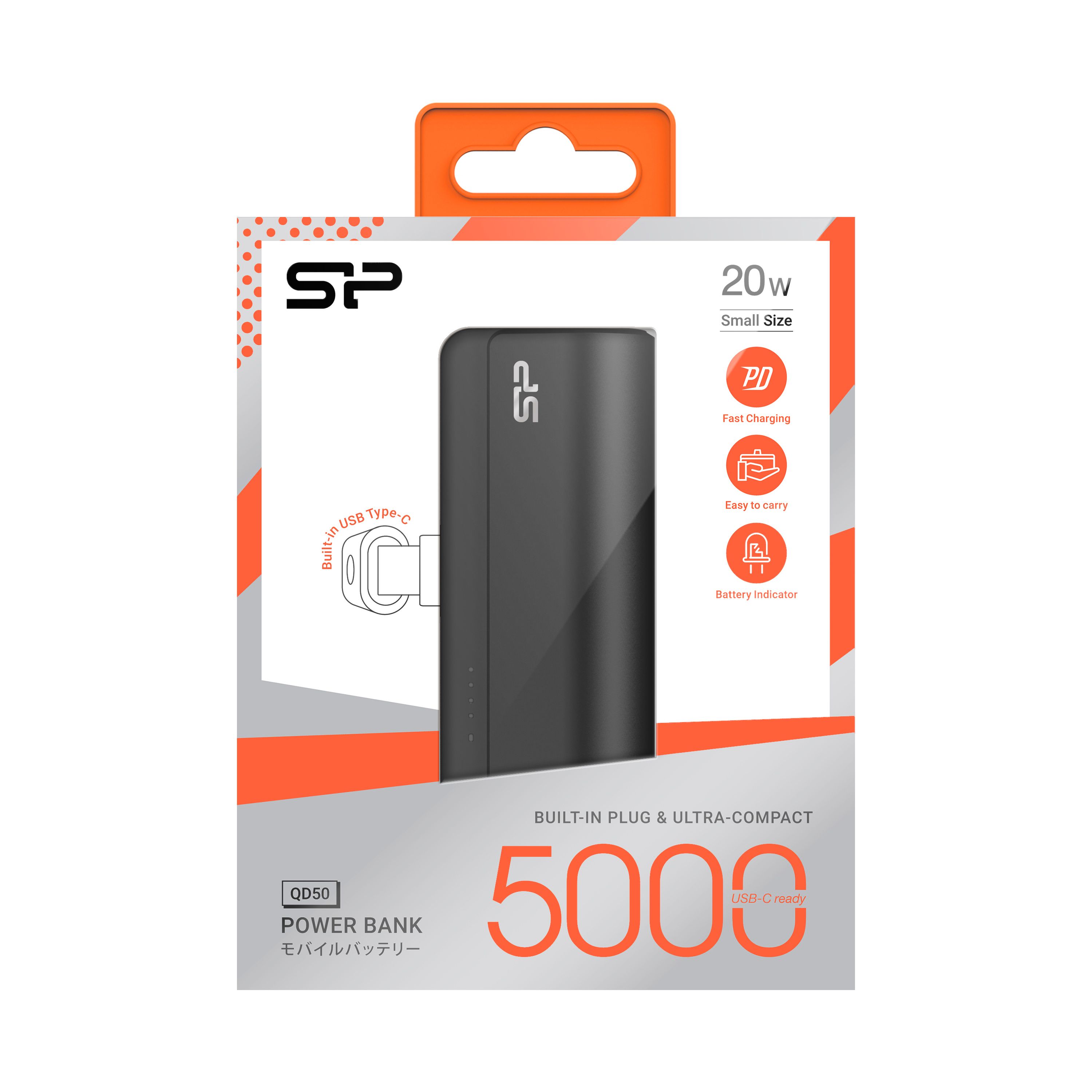 Power bank QD50 5000 mAh Silicon Power