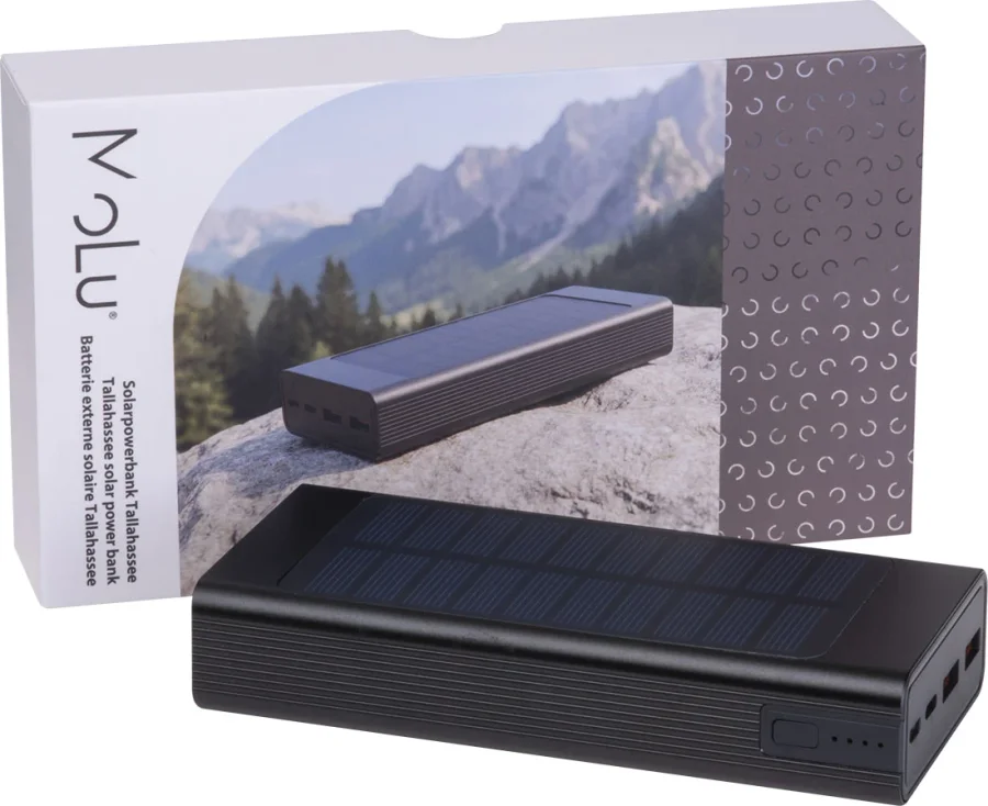 Solcells-powerbank 20 000 mAh TALLAHASSEE MoLu