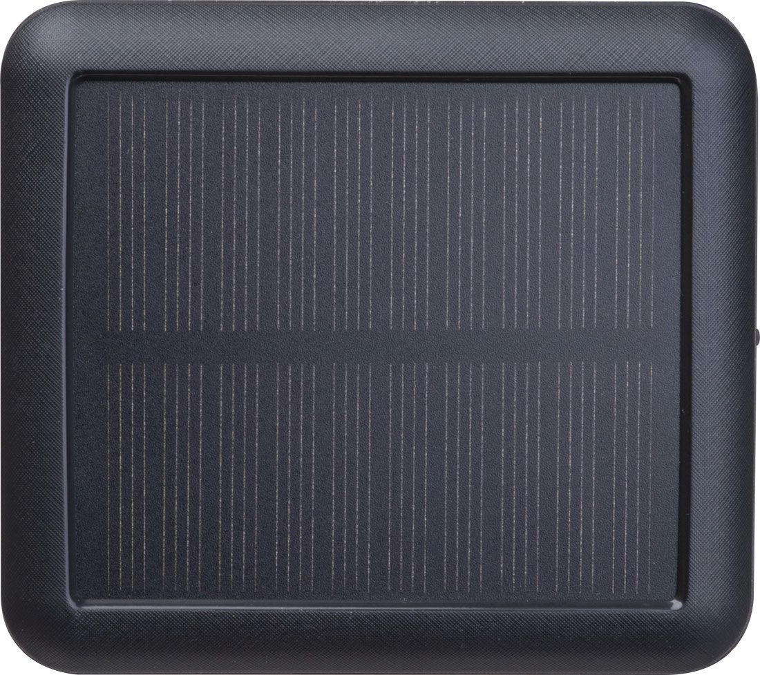 Solcells-powerbank i återvunnen ABS, 10 000 mAh CRETE