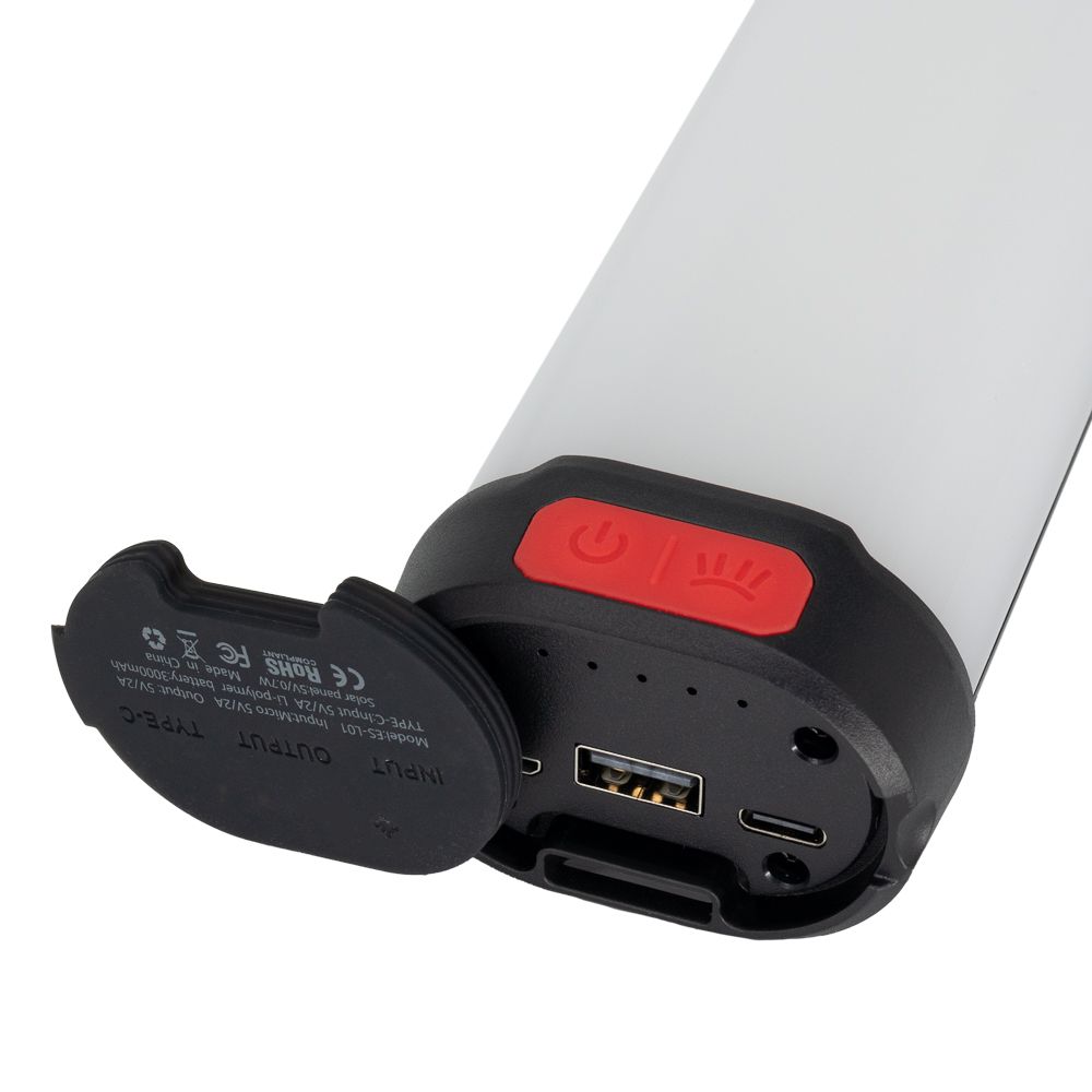 Solarlampa med powerbank ES982 3000 mAh