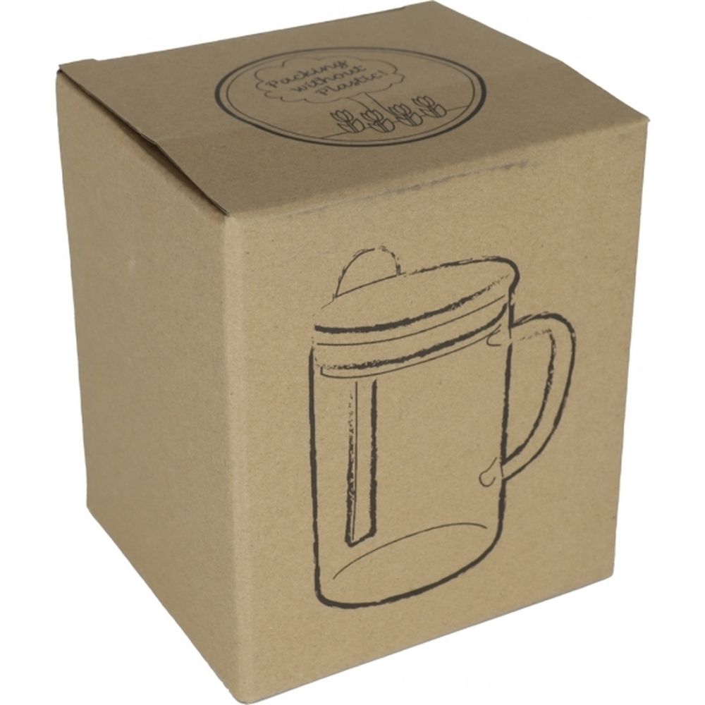 Glaskopp med sked JACKSON 420 ml