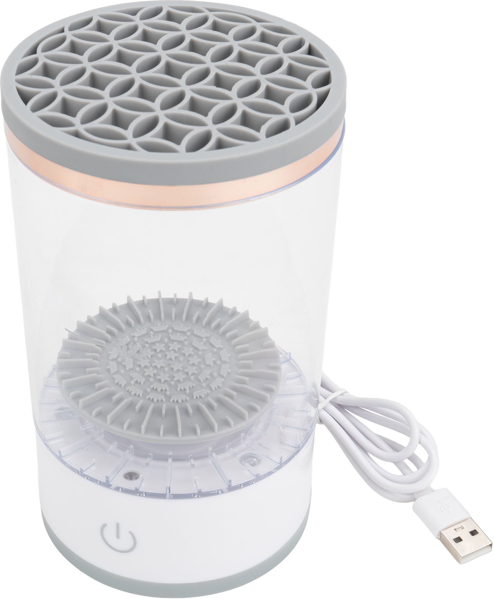 Makeup brush cleaner device