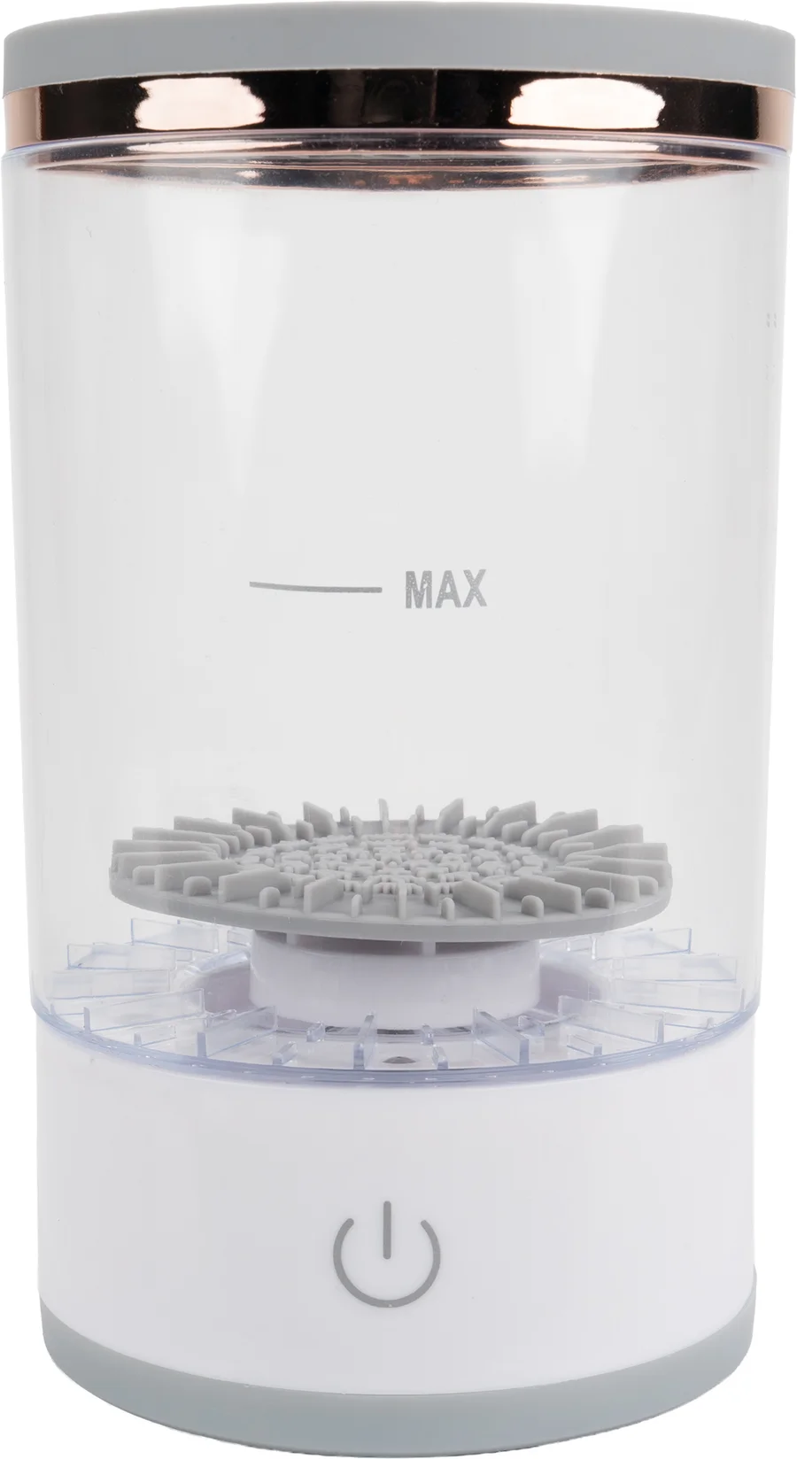 Makeup brush cleaner device