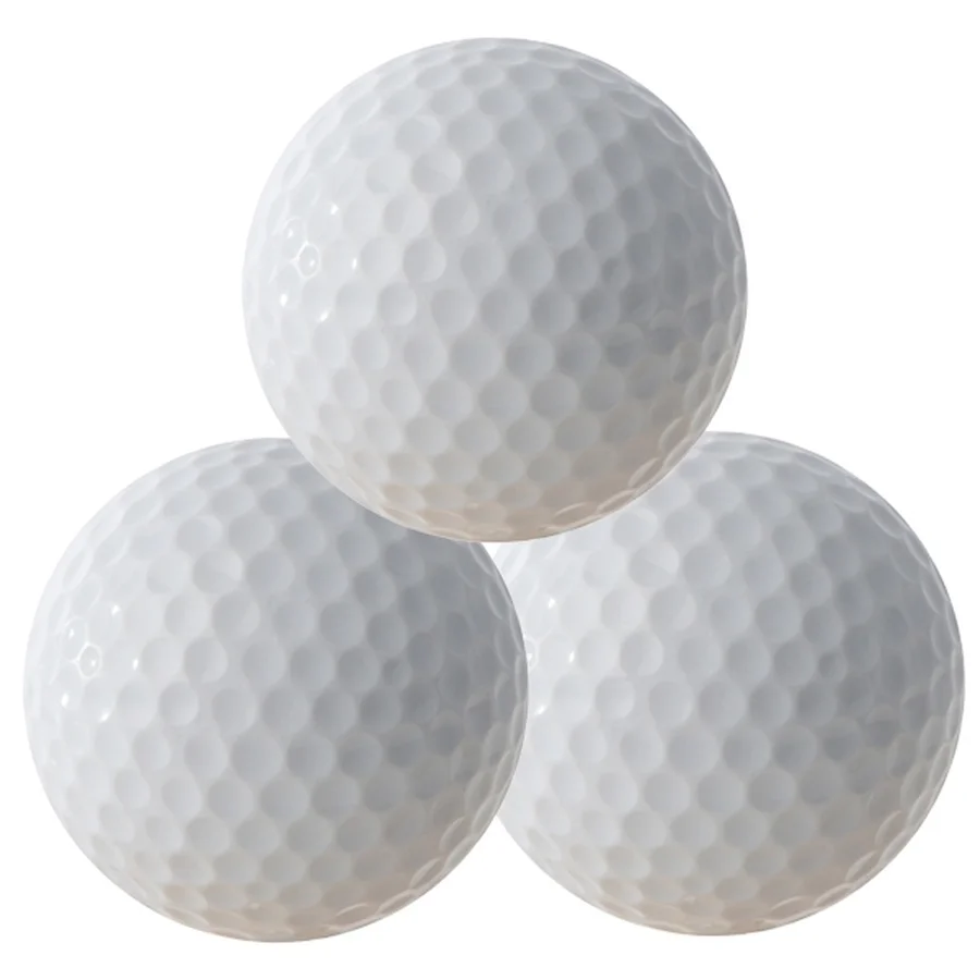 Set med 3 golfbollar