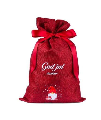 Vintersäck stor med julgodis, produktbild